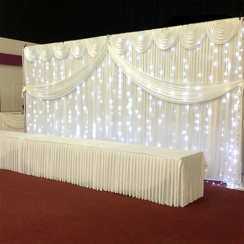 3M*6M Telescopic Wedding Backdrop Stand Balloon Curtain Hanging Pipe Background