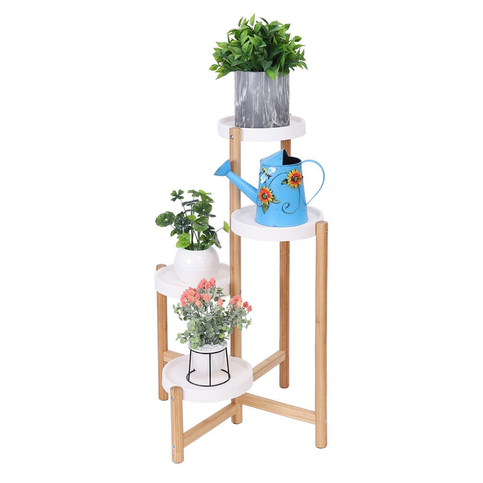 4-Tier Plant Stand Corner Flower Pot Holder