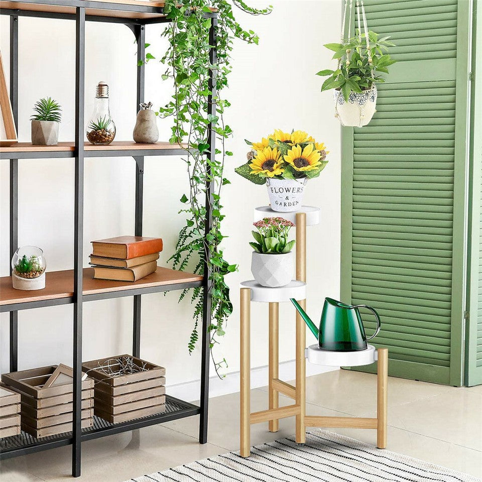 3 Tier Bamboo Plant Stand