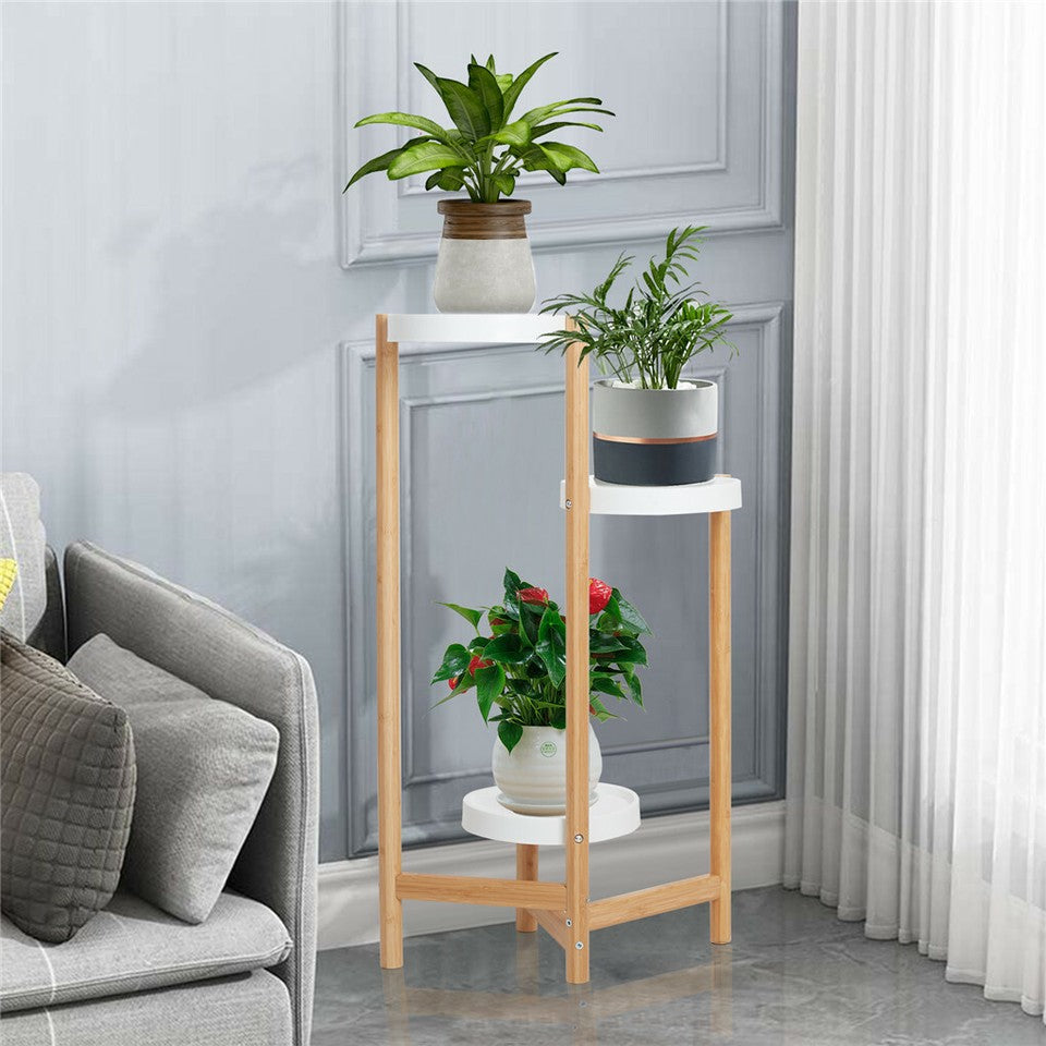 3 Tier Bamboo Plant Stand