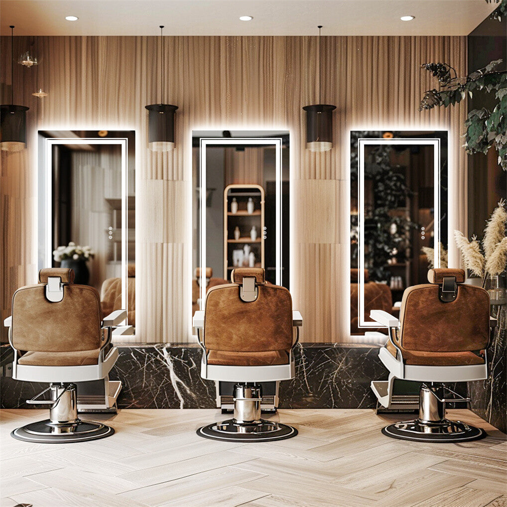 Fin 1200X800Mm Led Front Backlit Bathroom Mirror Fogless Anti-Aging Premium Hd Glass