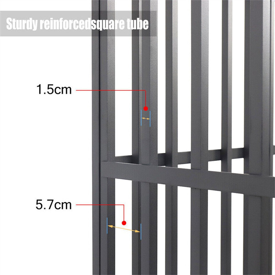 Heavy Duty Dog Cage with Lock & Bottom Tray