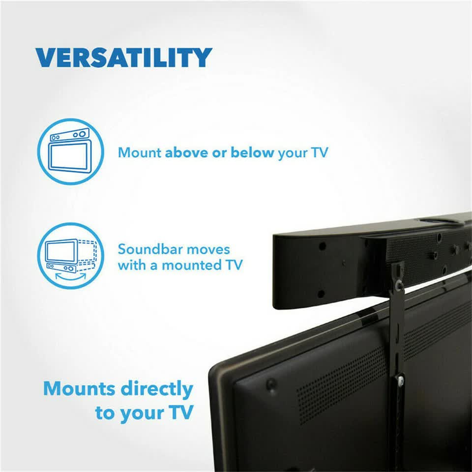 Universal Tv Vesa Soundbar Speaker Bracket Holder Mount For Samsung Sony Lg Bush