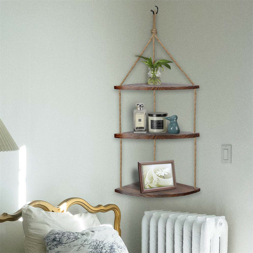 Bohemian Hanging Shelf Organizer