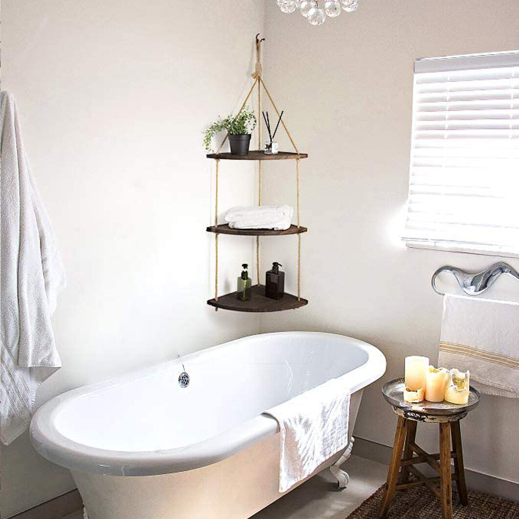 Bohemian Hanging Shelf Organizer