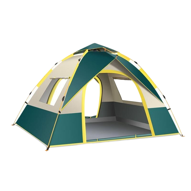 Colorful Tent with Two Doors and Two Windows - Small Size (200x150x125cm), Ideal for Outdoor Escapes