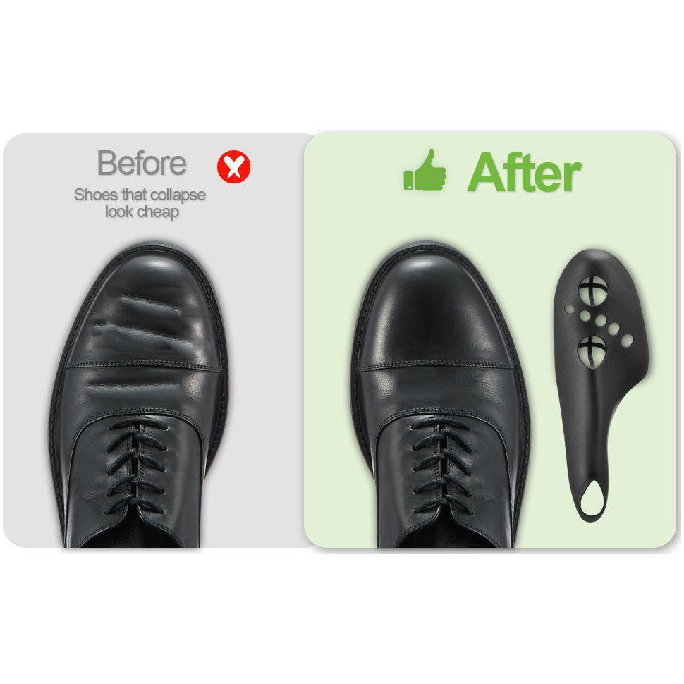 Medium Black Shoe Stretcher with Cedar Wood Balls, Size EUR 35-40 (Men's US 6.5-9.5, Women's US 8-11)