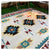 2pcs pack set 180*130cm Bohemian Picnic Blanket, Waterproof Camping Blanket, Outdoor Rug for Camping, Picnic, Beach