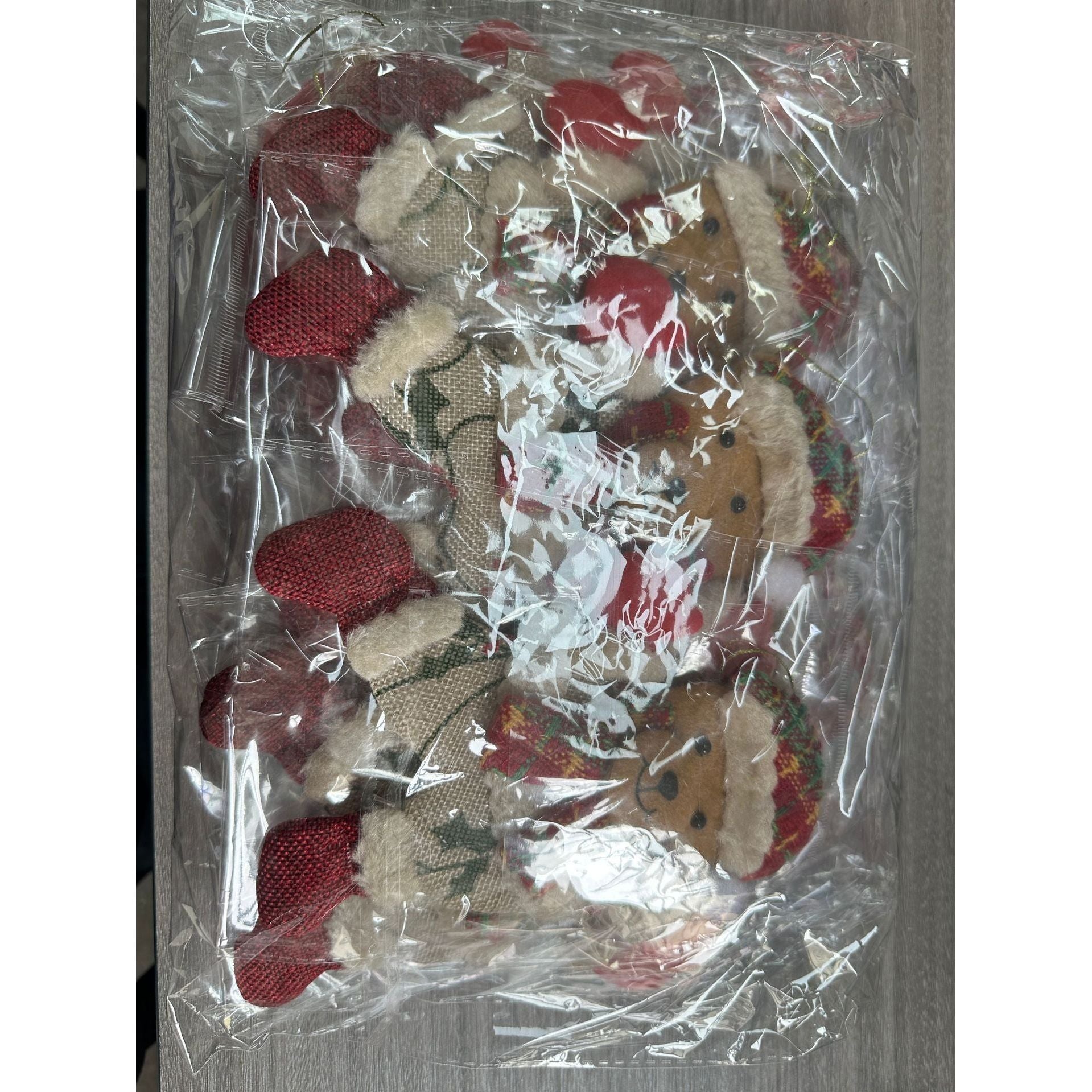 12pcs Dancing pendant bear for Christmas tree