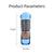 2-in-1 Portable Pet Water and Food Bottle - Leak-Proof Design with Water Lock and Easy Dispenser,300ml Water+200ml food feeder  Blue Colour