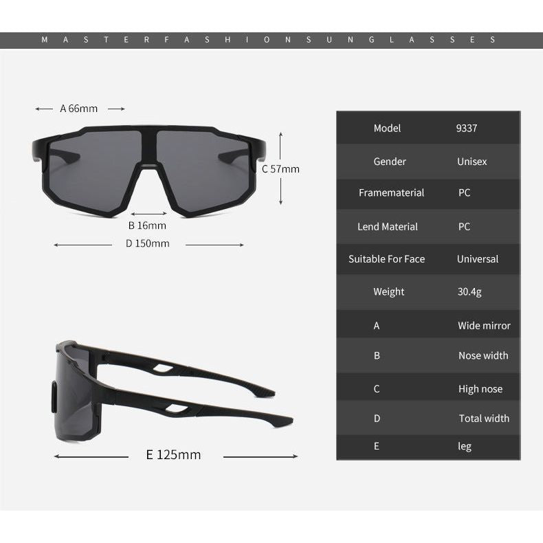 New sports sunglasses men's and women's cycling sunglasses dazzling sunglasses