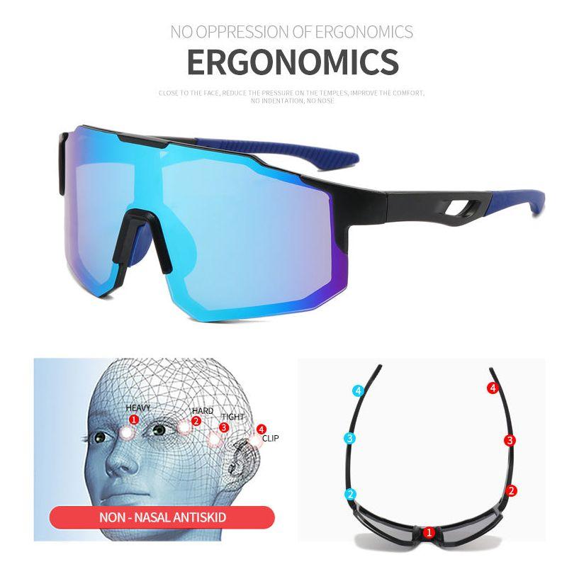 New sports sunglasses men's and women's cycling sunglasses dazzling sunglasses