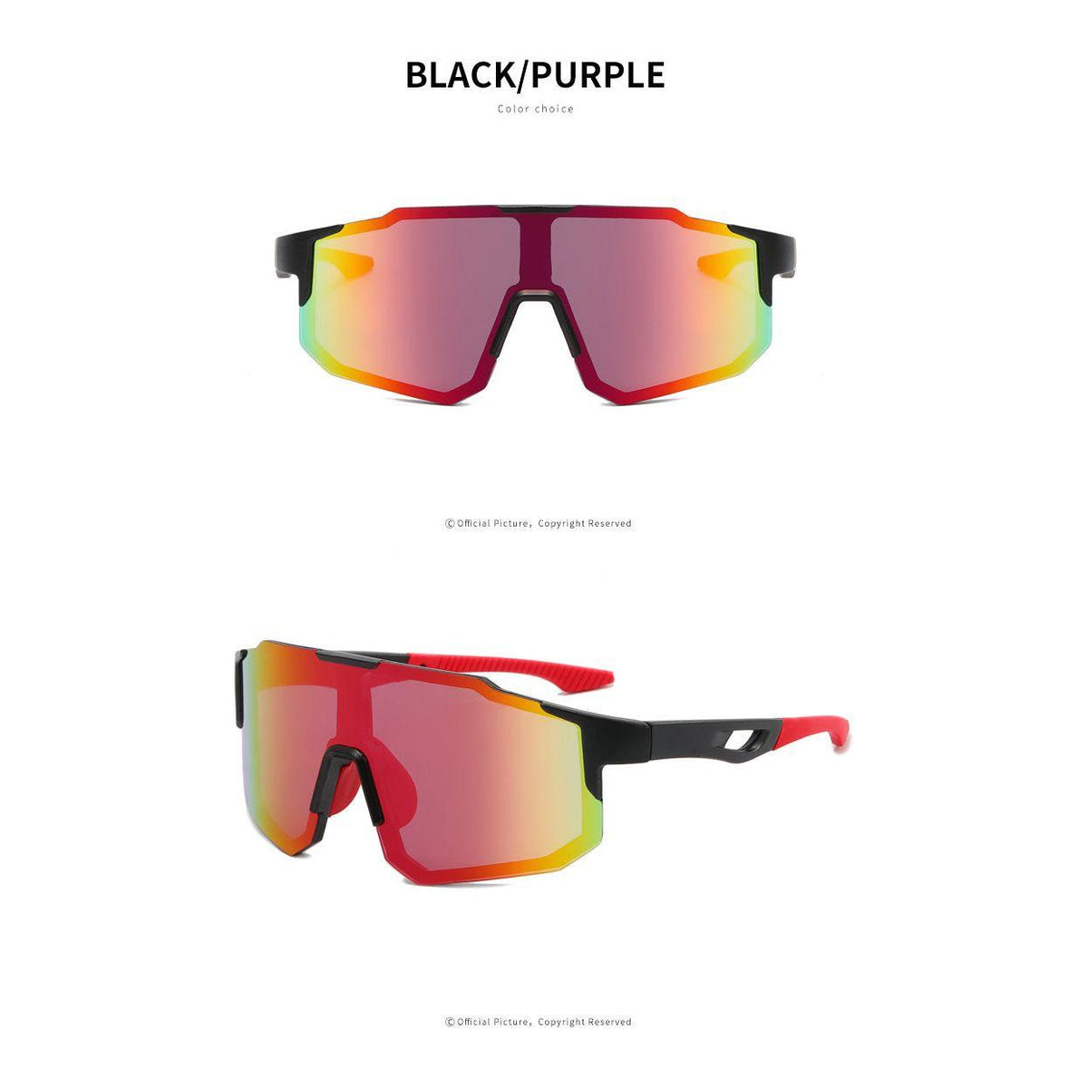 New sports sunglasses men's and women's cycling sunglasses dazzling sunglasses