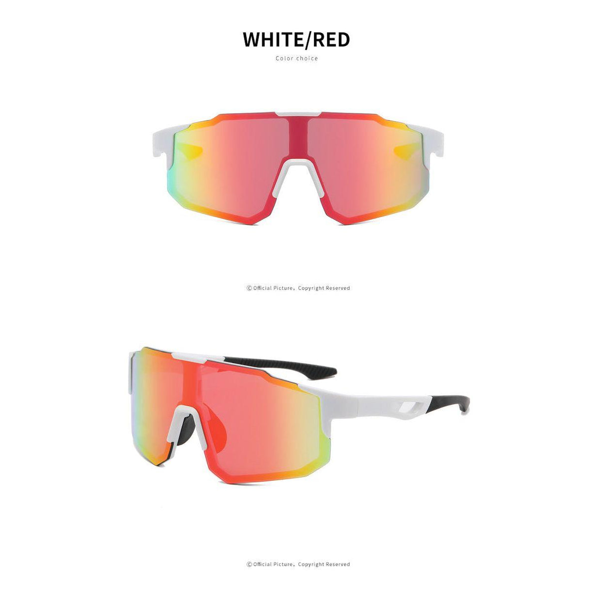 New sports sunglasses men's and women's cycling sunglasses dazzling sunglasses