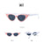 Retro Cat-Eye Sunglasses - Stylish White Vintage Frames for Women