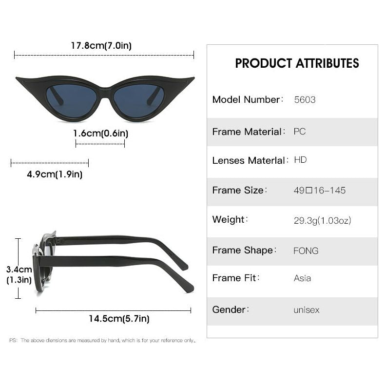 Retro Cat-Eye Sunglasses - Stylish White Vintage Frames for Women