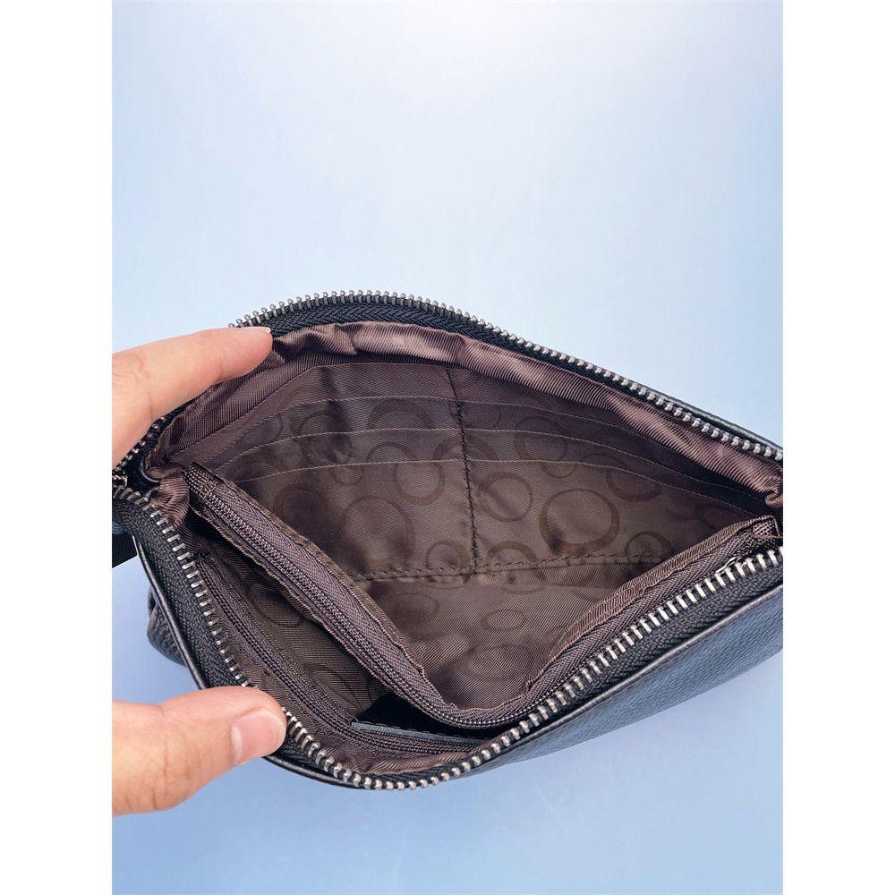 Women's Embossed Peacock Leather Wristlet Clutch - Elegant and Artistic Handbag 23*12*2cm