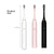 X-3 Sonic Electric Toothbrush, 4 Replacement Brush Heads, and USB Charging Cable - Sleek Pink Design