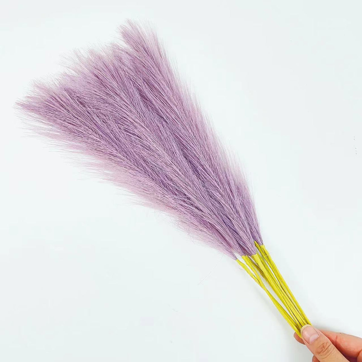 20 sticks Natural Lilac Pampas Grass Bouquet-21.65&quot; Fluffy Dried Pampas for Home Decor and Events