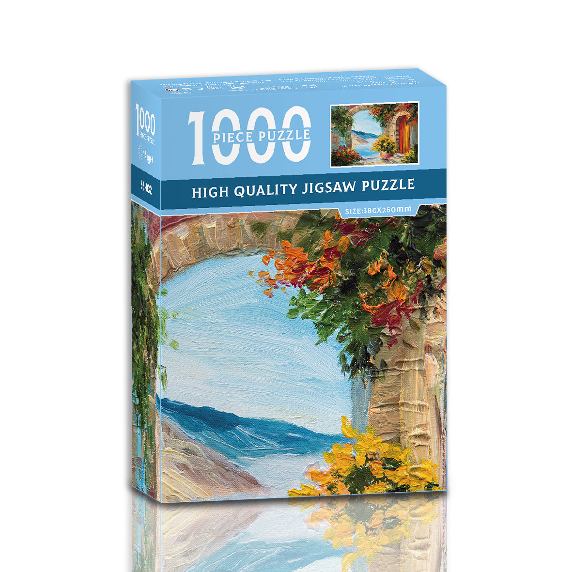 1000-Piece High-Quality Jigsaw Puzzle - Seaside Garden