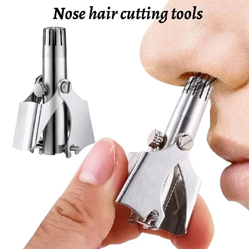 Manual Water Wash Hair Remover | Mechanical Nose Hair Trimmer for Gentle, Precise Grooming | Non-Toxic, Safe for Daily Use