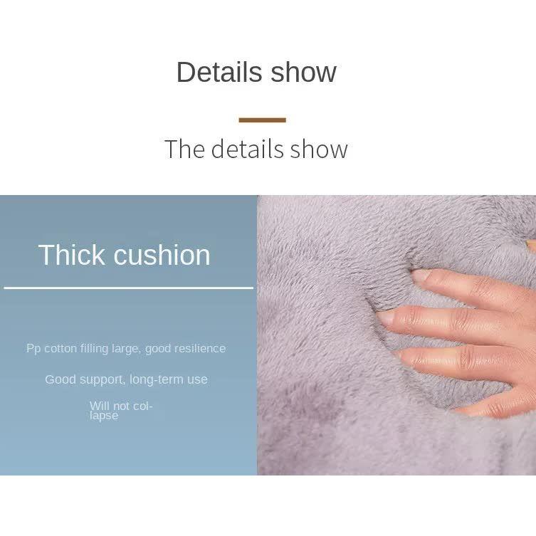 Green Half-Enclosed Cat Bed - Soft Short Velvet Fabric with Sponge + PP Cotton Filling, S Size (28x28x30cm)