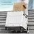 Nordic Black Climbing Wheel Folding Cart - Compact and Durable for Outdoor Camping and Picnics