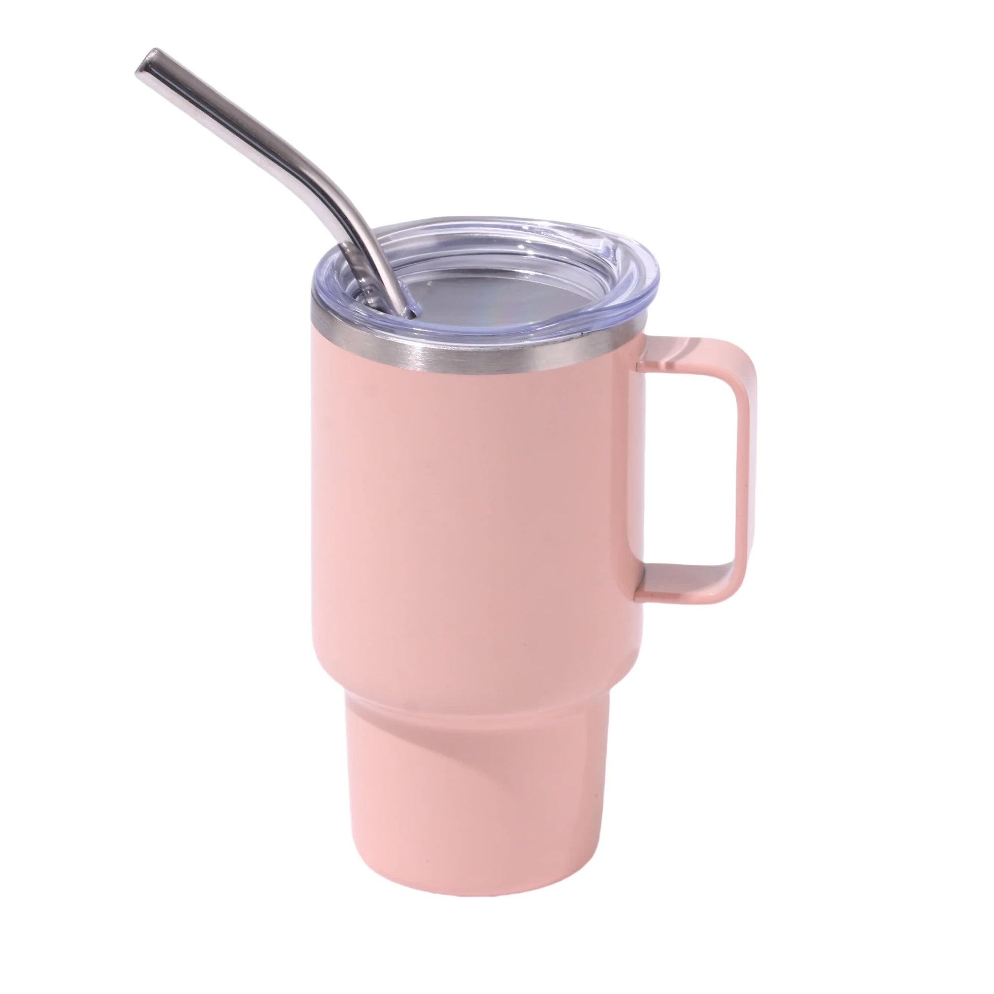 3oz Orange Sublimation Mini Car Cup - Stainless Steel Straw Beer Cup, Portable Insulated Whiskey Shot Glass, Perfect for On-the-Go Drinking