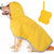 M Yellow Reflective Adjustable Pet Raincoat with Hood - Waterproof Dog Jacket, Adjustable Dog Poncho for Outdoor Protection