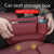 Red-left Car Seat Gap Storage Box - Practical Car Organizer, Gap Filler for Easy Access and Extra Storage