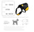 Yellow Reflective Dog Saddle Harness with Storage Bags - Adjustable Pet Backpack for Outdoor Adventures