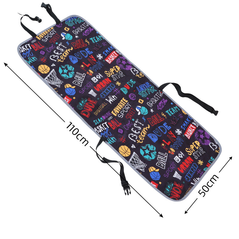 Graffiti Dog Car Seat Cover - Waterproof &amp; Scratch-Resistant Pet Seat Protector