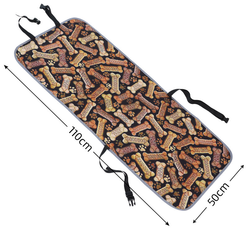 Bone Dog Car Seat Cover - Waterproof &amp; Scratch-Resistant Pet Seat Protector