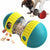 Green Interactive Dog Slow Feeder Toy - Food Dispenser Ball for Healthy Digestion