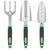 Orange 8-Piece Heavy-Duty Gardening Tool Set with Ergonomic Handles and Storage Bag
