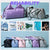 Purple Oxford Fabric Women's Shoulder Bag, Large Capacity Yoga & Gym Bag with Separate Shoe Compartment - Stylish & Functional Sport Bag