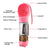 Pink 500ml Portable Pet Water Bottle | Multifunctional Travel Pet Feeder | Outdoor Dog Drinking Bottle with Waste Shovel