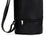 Black Durable Yoga Mat Carry Bag – Multi-Functional Fitness Backpack with Wet Pocket(Mugs are filming props, not included)
