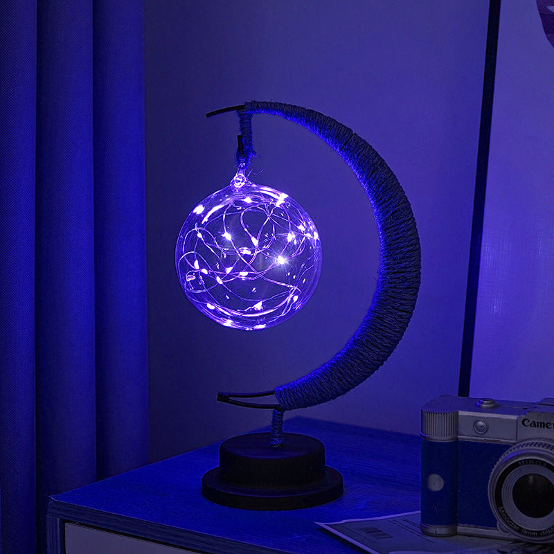 Blue USB model with ball LED Decorative Light with Blue Glow, USB Powered, Perfect for Bedroom, Party &amp; Gift
