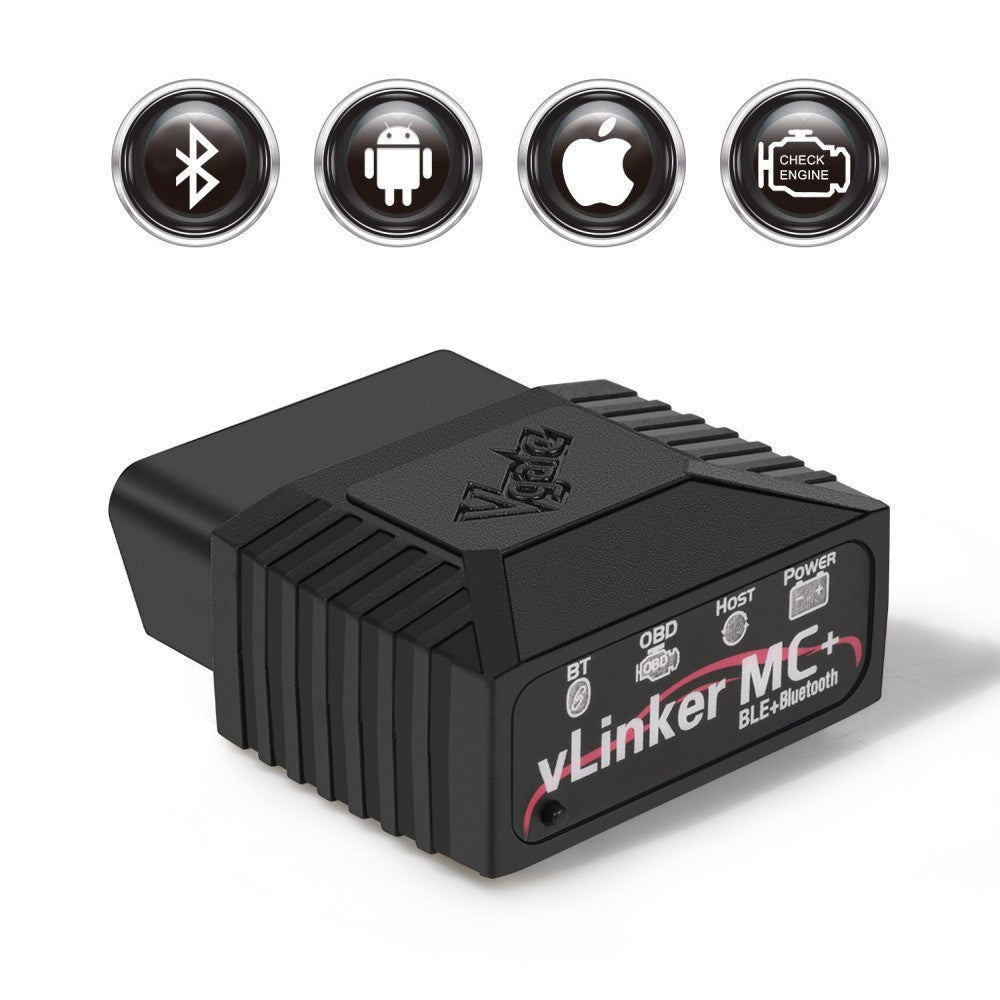 (Bluetooth 3.0 version) Vgate vLinker MC+ Bluetooth OBD2 Diagnostic Scanner - Supports Multiple Car Models &amp; Advanced Protocols, Compatible with Android and iOS