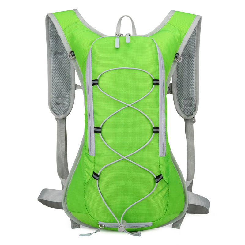 Green Outdoor Sports Backpack for Running, Hiking, and Cycling - Lightweight and Waterproof（The product does not include a kettle）