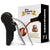 Black Ergonomic Lever-Action Corkscrew Wine Opener with Foil Cutter