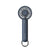 Blue Mini Handheld Rechargeable Fan - Portable USB-Powered Cooling with Keyring