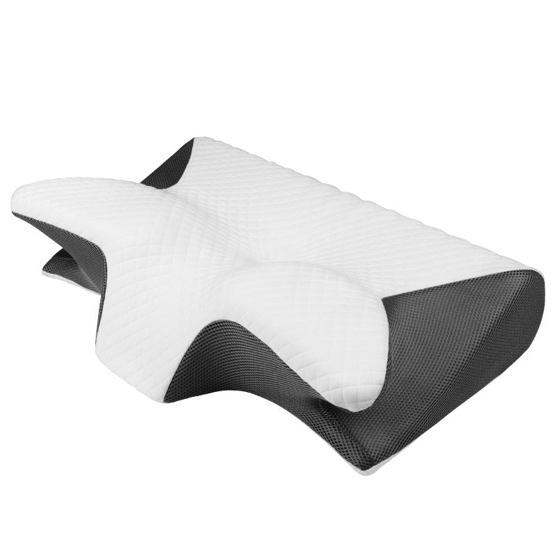 Ergonomic Memory Foam Pillow - Orthopedic Contour Pillow for Neck &amp; Shoulder Support (61x43x13cm)