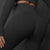 S Black Seamless Butt-Lifting Yoga Leggings - High-Waist Peach Hip Workout Tights