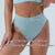 M Brown Seamless High-Waist Ribbed Bra & Panty Set - Wireless Stretchy Underwear