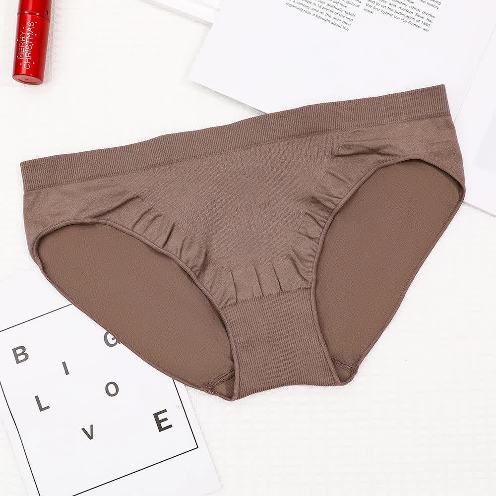 S Coffee 3-Pack Seamless Stretch Bikini Panties - Soft & Breathable Women's Underwear