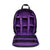 Purple Lining Water-Resistant DSLR Camera Backpack with Tripod Holder, Lightweight and Spacious Photography Bag for Outdoor Use(Camera and accessories are props, not included)