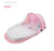 Grey Portable Multi-Purpose Baby Bed and Diaper Backpack - Lightweight, Waterproof, Canvas + Polyester Material, Travel Essential for Moms(With mosquito net and small toys)