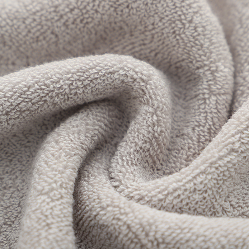 Dark Gray Soft Cotton Bath Towel - 70x140cm, Quick Dry, Super Absorbent